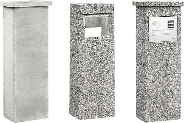 Hohlsäulen aus Ottobrunn in Bayern